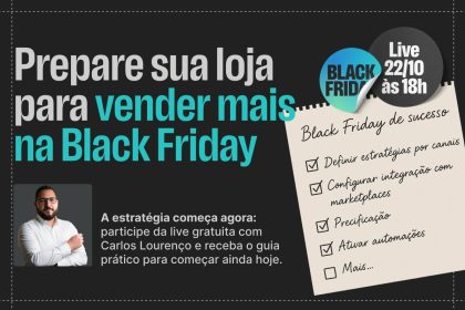 Loja Integrada oferece guia e webinar para Black Friday 2025
