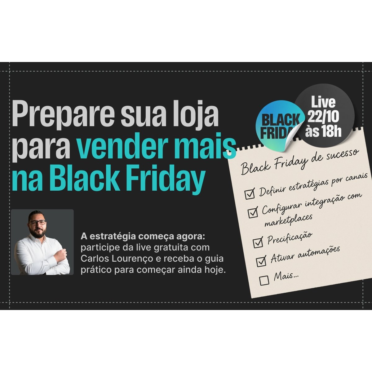 Loja Integrada oferece guia e webinar para Black Friday 2025