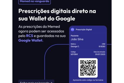 Memed integra prescrições ao Google Wallet para acesso ágil