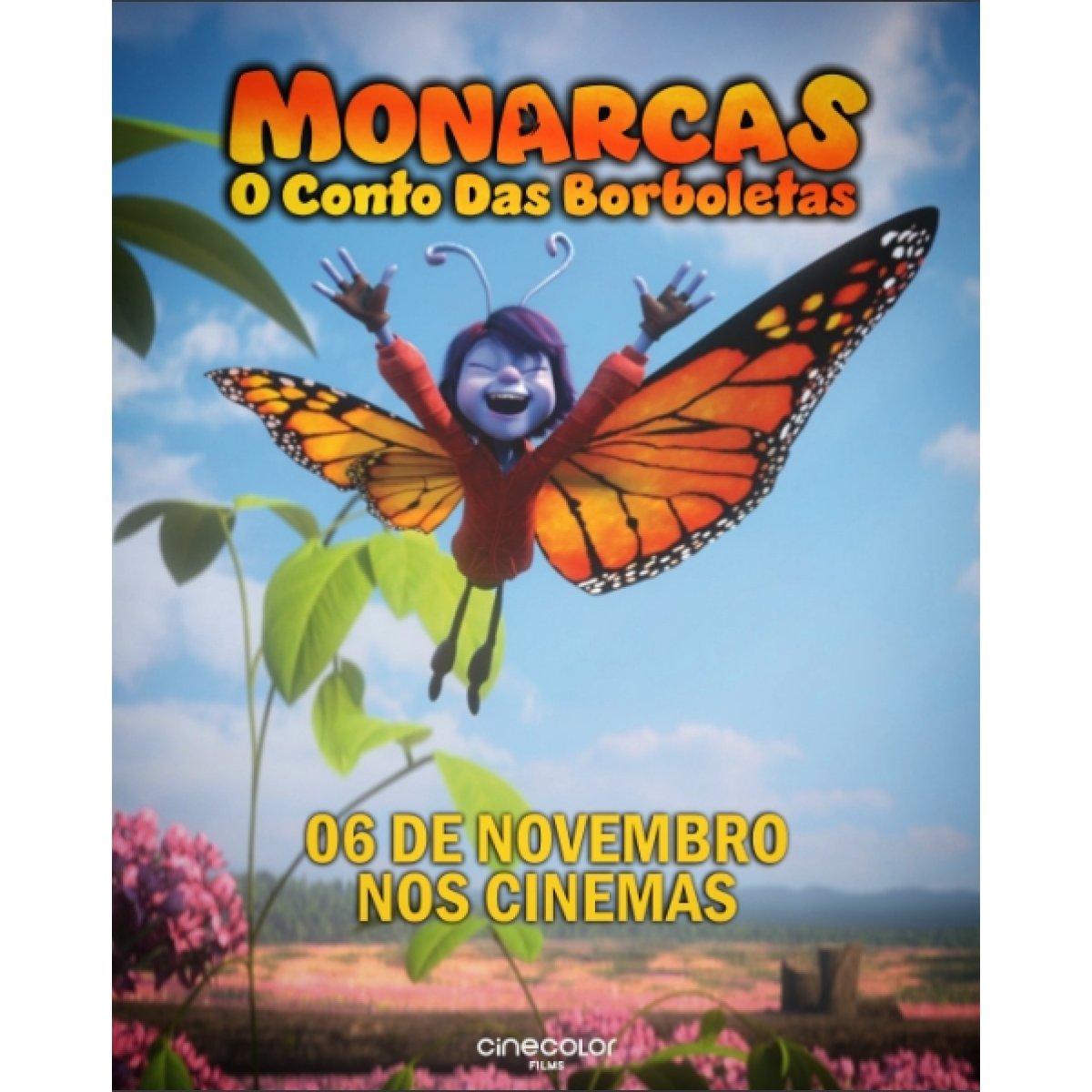 Monarcas: Filme infantil sobre borboletas chega aos cinemas