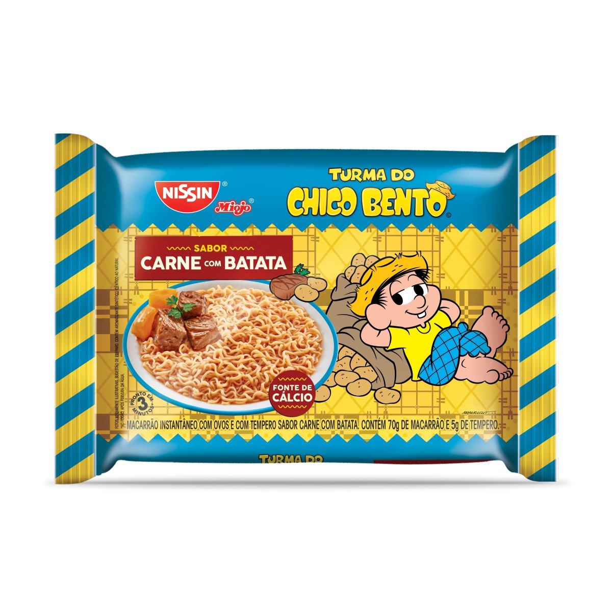 Nissin lança Miojo Turma do Chico Bento sabor Carne com Batata