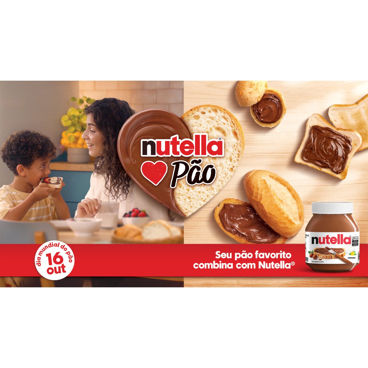 Nutella® amplia presença no café da manhã em padarias