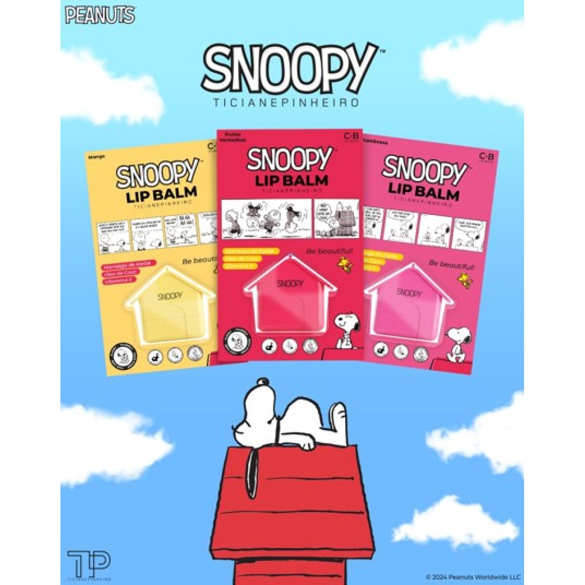 Ticiane Pinheiro lança lip balm do Snoopy com a Cia Beauty