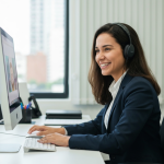 Inteligência artificial otimizando o relacionamento com clientes.