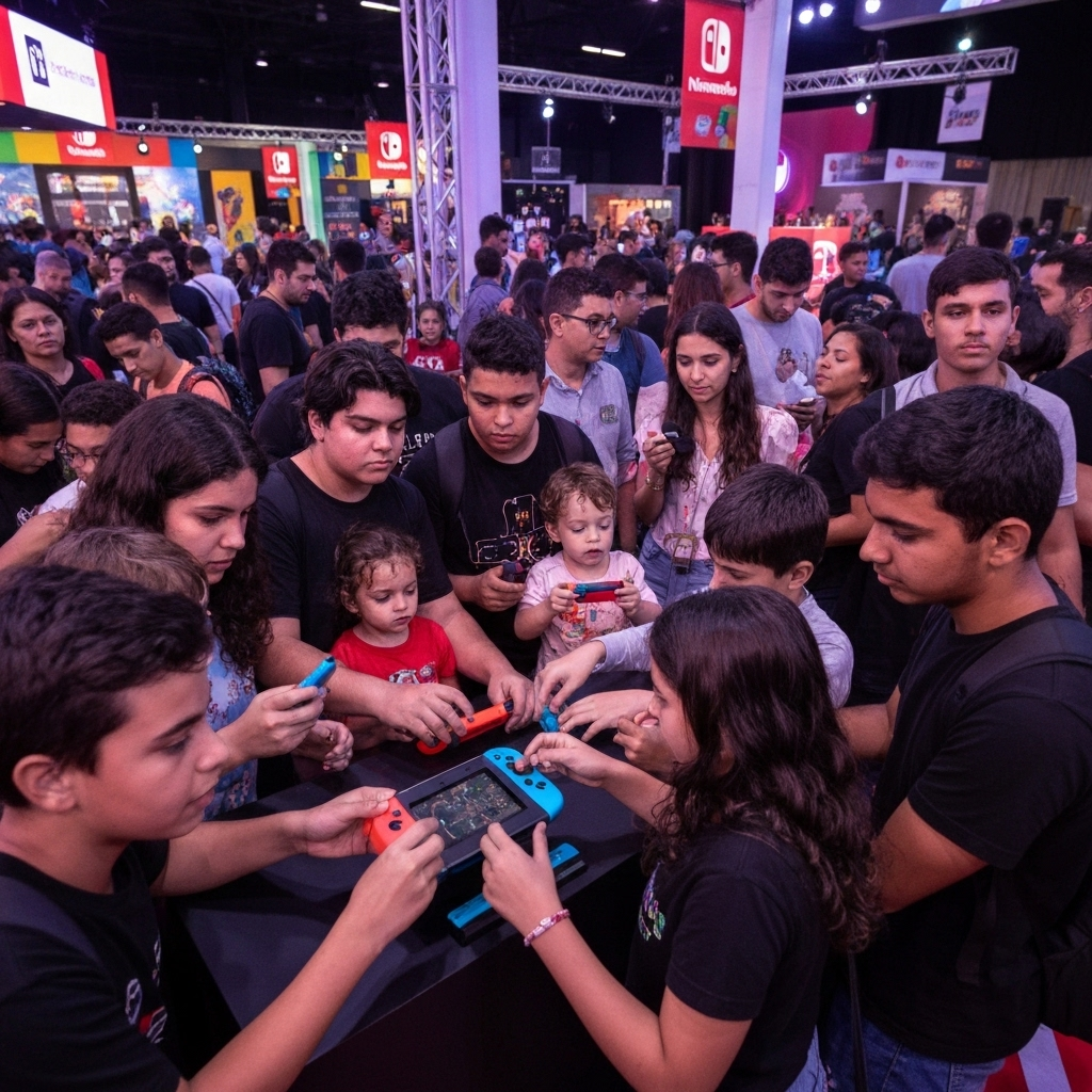 Nintendo Switch 2 na Brasil Game Show 2025