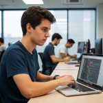 Jovens talentos e IA na V8.Tech