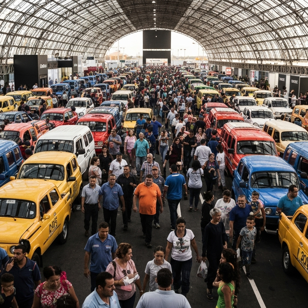 Público na 25ª Expo de Transportes do ABCD