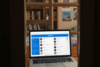 Jovens usando dispositivos digitais para estudar