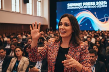 Participantes do Summit Press 2025 em São Paulo