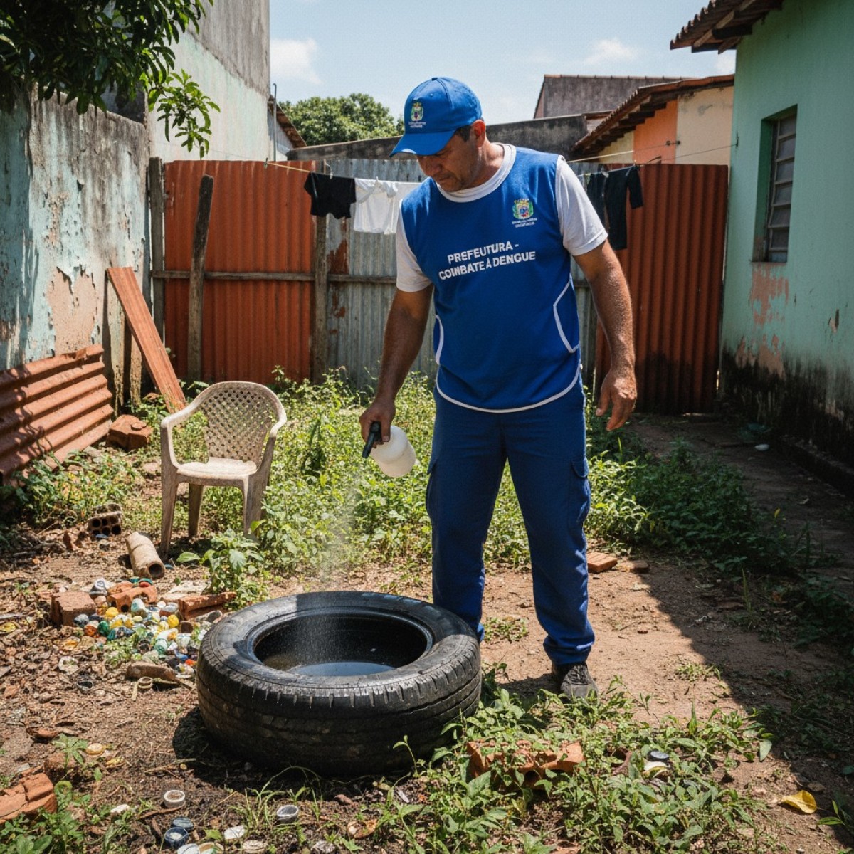 Agentes de saúde em ação no Ceará