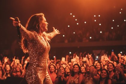 Ivete Sangalo no show 'Ivete Clareou' com logo da Perdigão