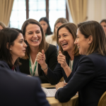Mulheres de negócios em debate no Fórum Mercosul-UE.