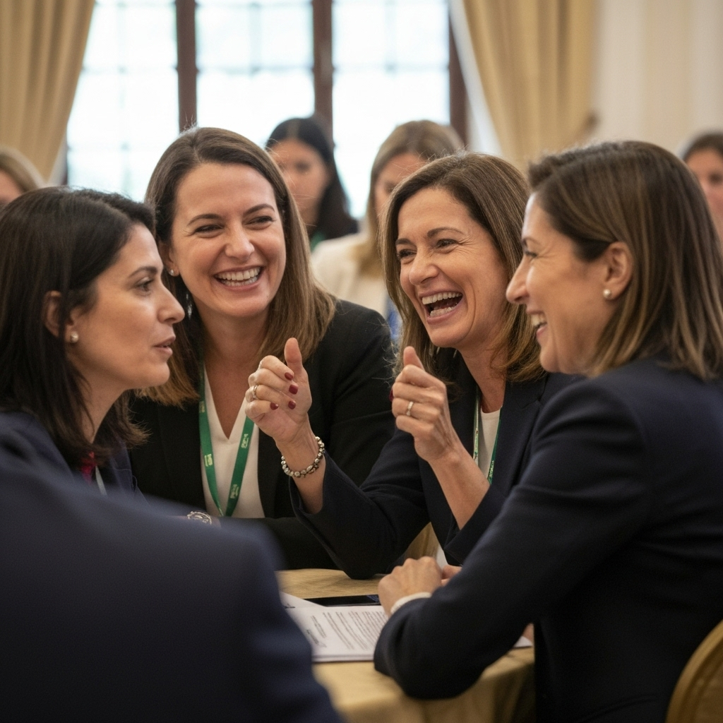 Mulheres de negócios em debate no Fórum Mercosul-UE.
