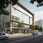 Fachada do Haus Mitre Station Moema, novo empreendimento em parceria com o Airbnb.