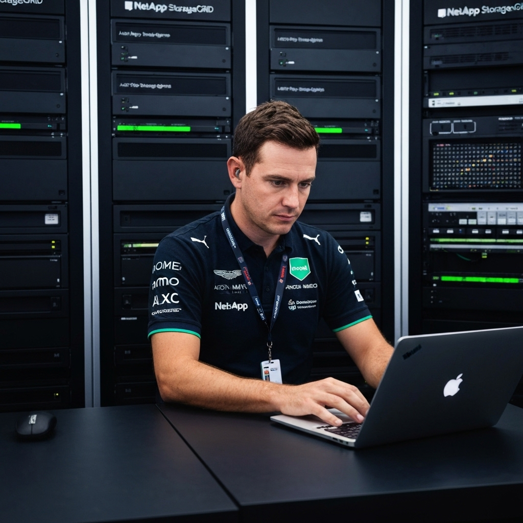 Aston Martin F1 e NetApp StorageGRID: Parceria para o futuro.