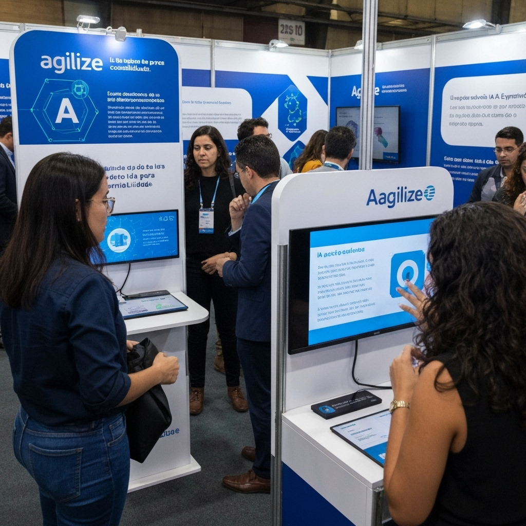 Agilize demonstra IA no AI Brasil Experience em São Paulo