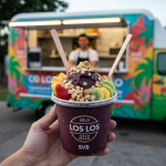 Sorvete de açaí vegano Los Los com selo SVB