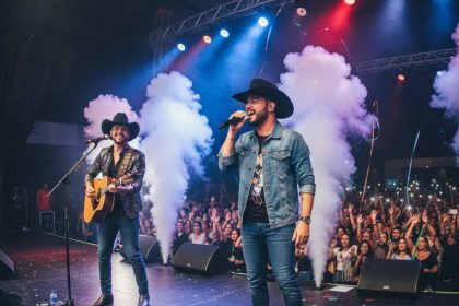 Israel e Rodolffo gravação DVD Nosso Mundo em Goiânia