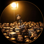 Itens do leilão de The Walking Dead expostos.