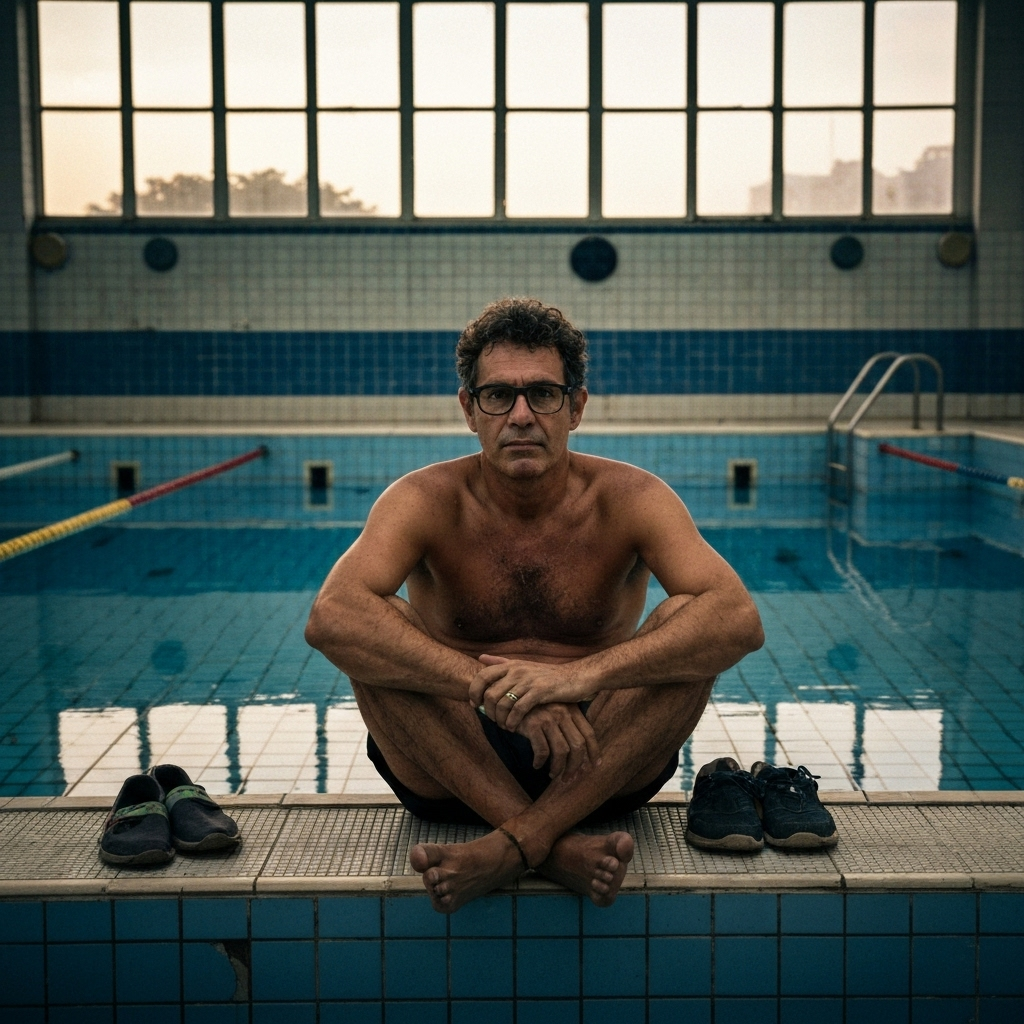 Matheus Gonche, nadador, piscina