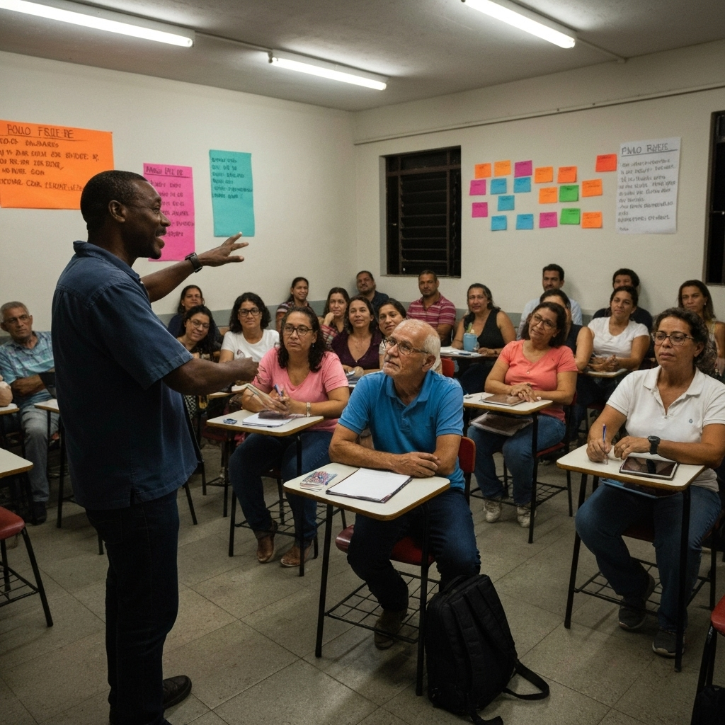 Podcast ALFA-EJA Transforma Brasil: lançamento no Dia do Professor.