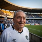 Seu Calil, torcedor símbolo do Vasco, homenageado pela Betfair.
