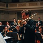 Orquestra Osesp tocando trilha sonora de Harry Potter na Sala São Paulo.