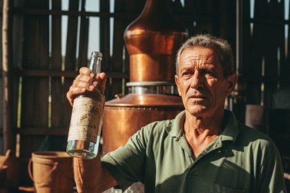 Garrafas de bebida com selo blockchain para rastreabilidade.