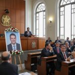 Foto da homenagem a Charlie Kirk na Câmara Municipal de São Paulo