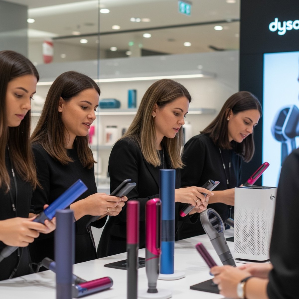Inauguração da primeira loja Pop-Up da Dyson no Brasil, em São Paulo.