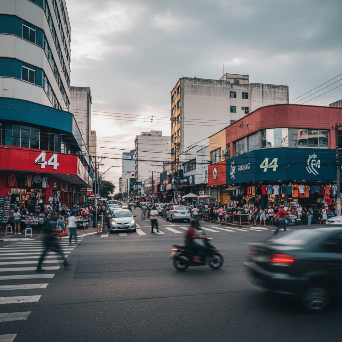 Movimentação intensa na Região da 44, Goiânia.