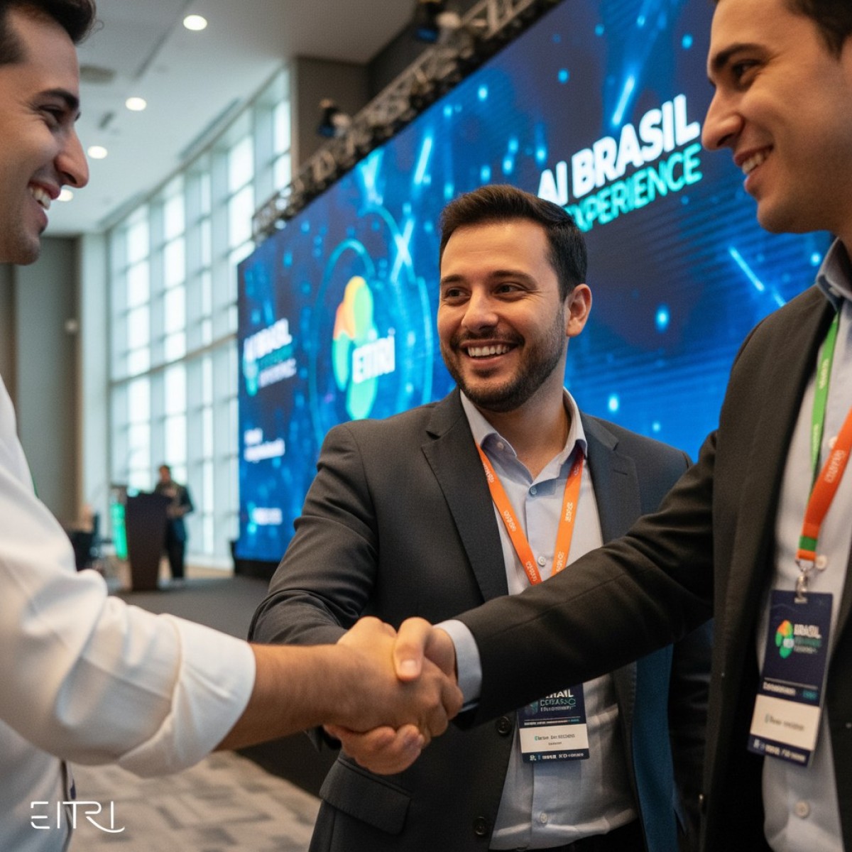 Logo Eitri e AI Brasil Experience juntos