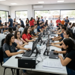 Participantes do Ideathon Serpro Piauí 2050 na Campus Party Piauí