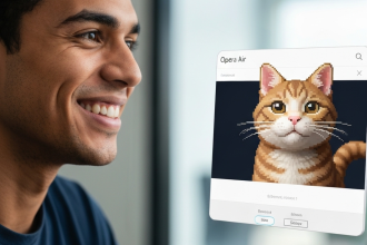 Gato virtual no Opera Air