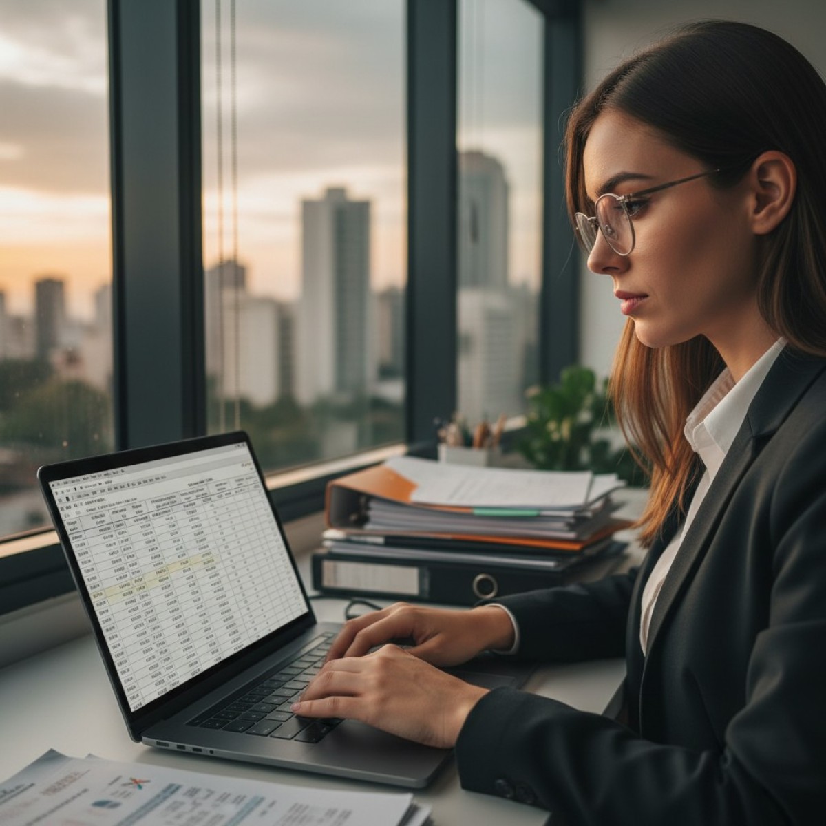 Empresa digitalizando processos fiscais para reforma tributária