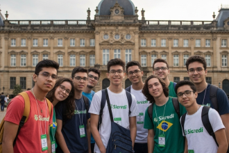 Jovens do Sicredi em intercâmbio internacional sobre cooperativismo.