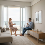 Apartamento de luxo com vista para a orla de Balneário Camboriú