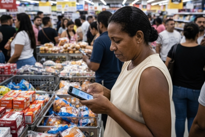 Gráfico mostrando ascensão do Pix na Black Friday 2025.