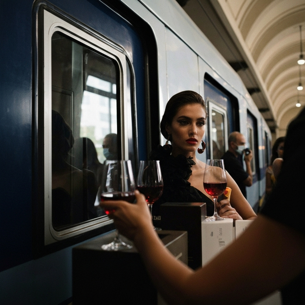 Gloria Coelho celebra 50 anos em desfile na Estação Júlio Prestes.