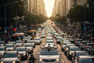 Robotáxi autônomo em ambiente urbano brasileiro