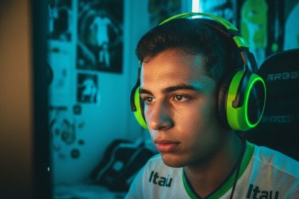 Capa do jogo EA Sports FC com destaque para a trilha sonora brasileira.