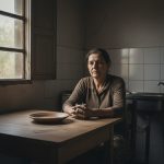 Mulher abraçando a si mesma, representando a carência emocional