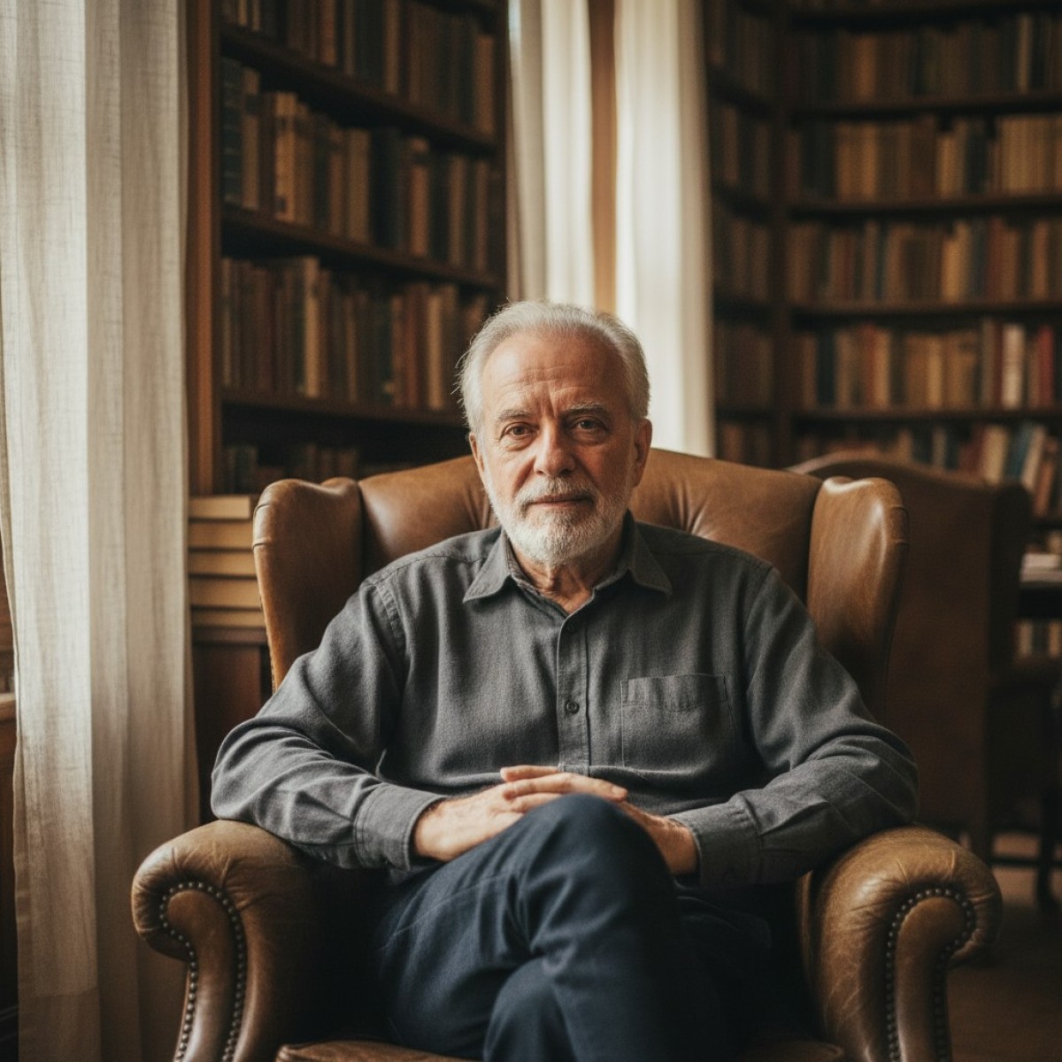 Lúcia Helena Galvão e Clóvis de Barros filosofando sobre o sentido da vida.