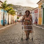 Pessoas utilizando produtos de mobilidade Mercur, sorrindo.
