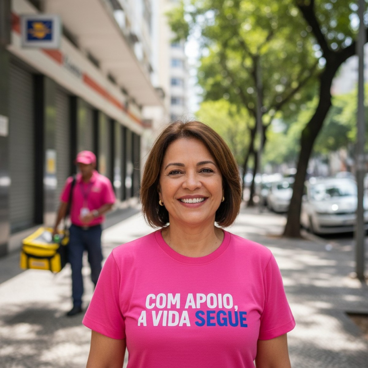 Regina Casé Outubro Rosa Correios