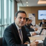 Maurício Macedo, vice-presidente da UBRAFE, na UFI Business Meeting em Bogotá.