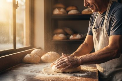 Pães variados em destaque para o Dia Mundial do Pão.