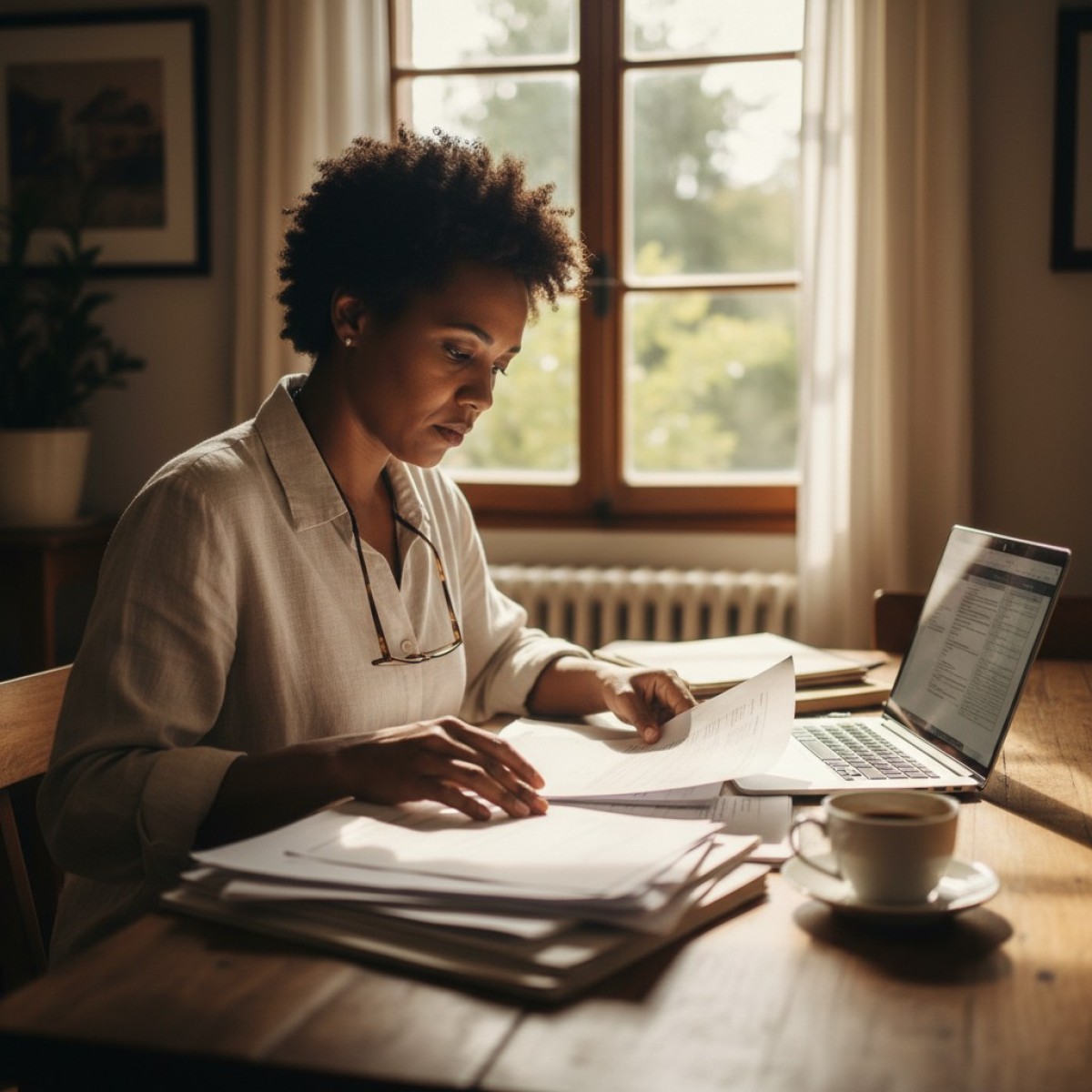 Mulher abraçando filhos, representando proteção familiar de seguro de vida.