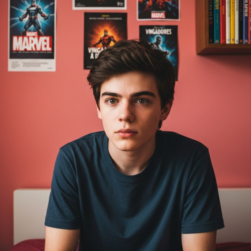 Personagens da Marvel em cena de filme.