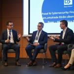 Participantes do debate sobre riscos cibernéticos promovido pela DINAMO Networks